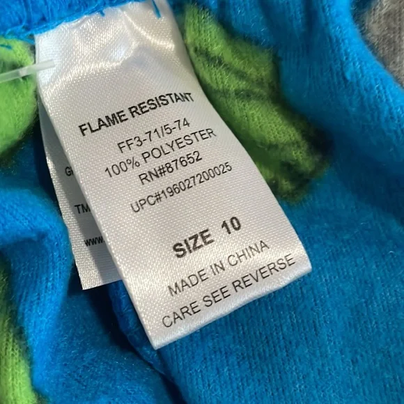 Minecraft Boys Fleece Pajama Pants Sz 10 - Picture 3 of 3